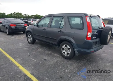 2006 Honda Cr-V Lx из США, поврежденный, VIN SHSRD68566U408231